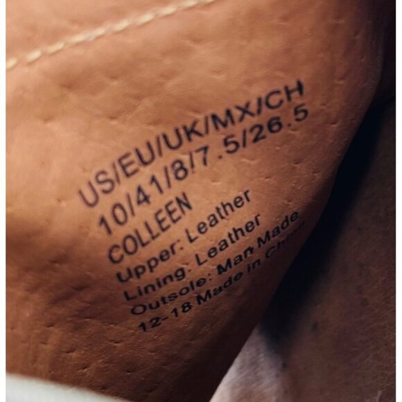 Gentle Souls By Kenneth Cole Colleen Leather Wedge Sandals With Elastic Strap Si - Picture 3 of 5